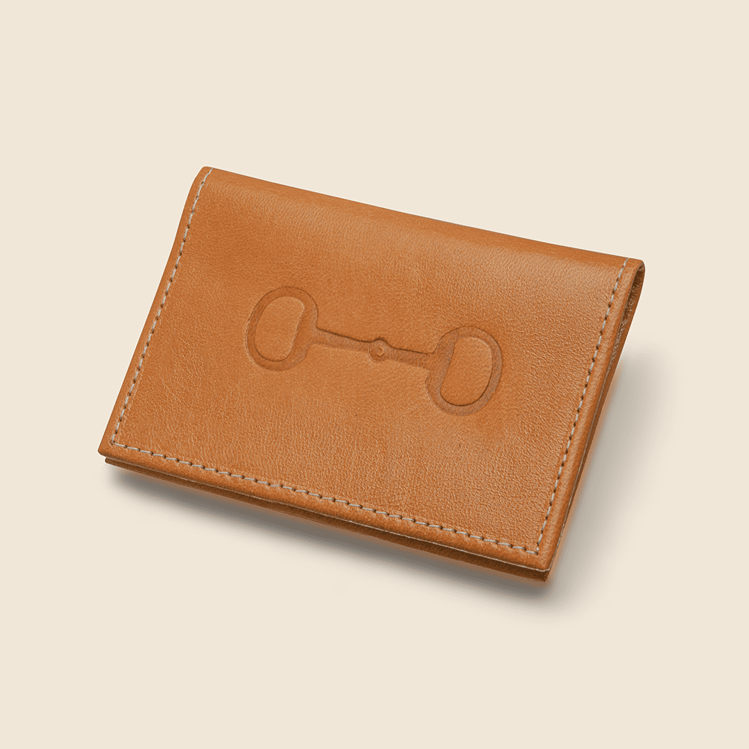 Hecho de piel a mano diseño ecuestre