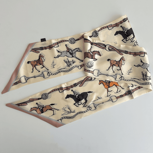 Cinta satinada ecuestre