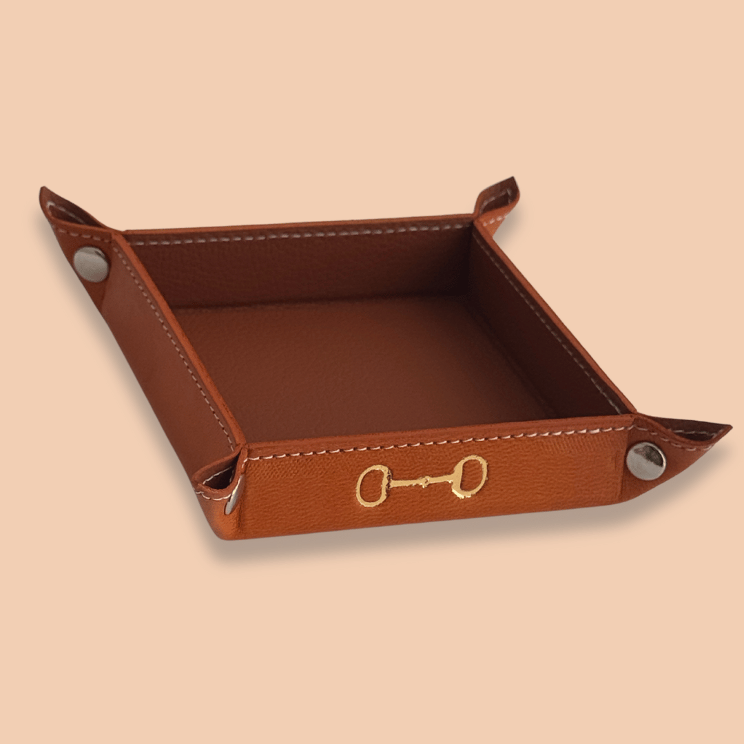 Productos de piel para el hogar diseño ecuestre