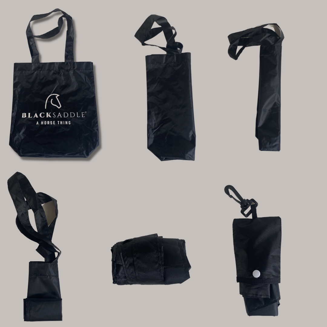 Bolsa Black Saddle nylon