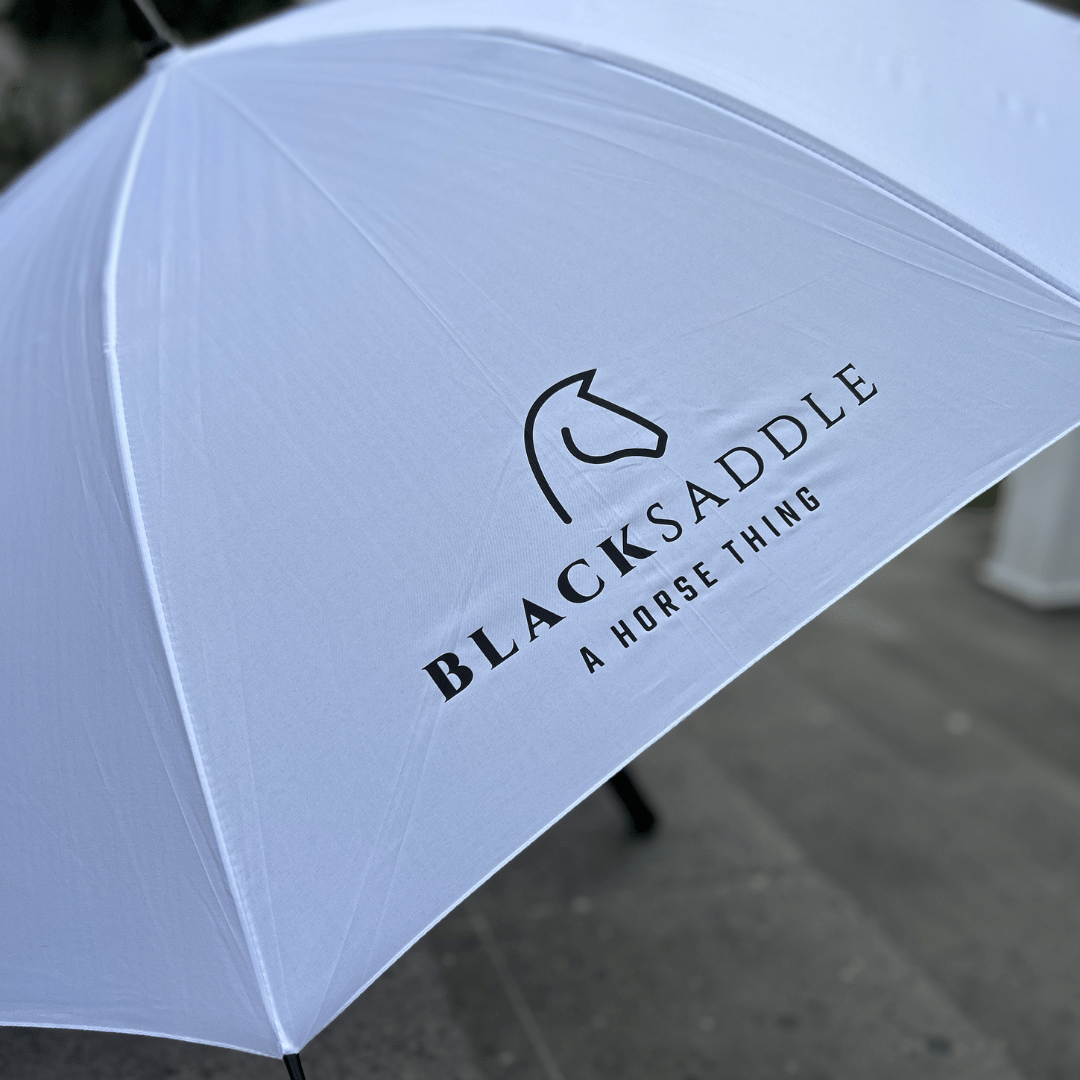 Paraguas diseño ecuestre Black Saddle
